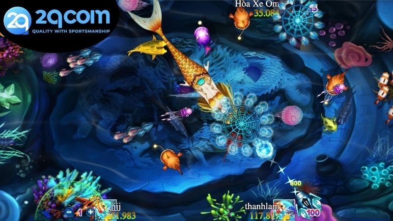 Hướng dẫn chơi game trên app bắn cá 2QCOM ios android hiệu quả